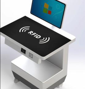 محطة العمل العمودية لإدارة المكتبات الذكية RFID