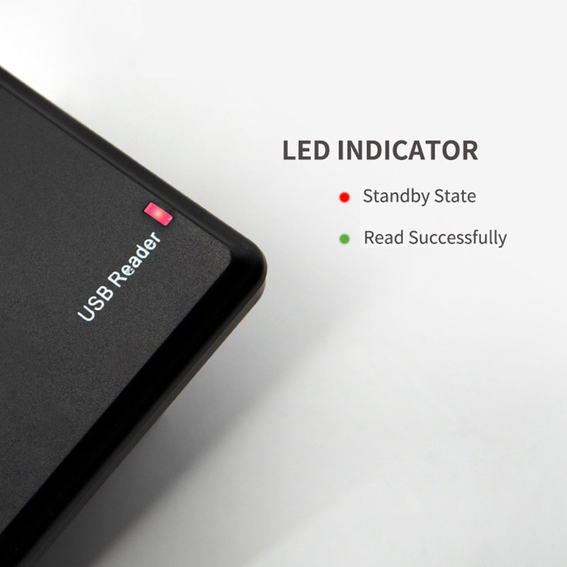 Desktop Contactless USB RFID Card Reader For 125khz Cards Tags 8