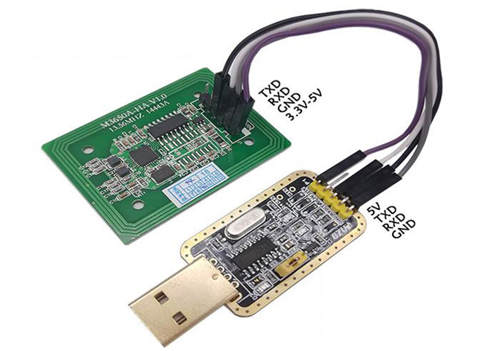 IC card reader module RFID high frequency contactless S50 read and write induction serial port RS232 TTL 3