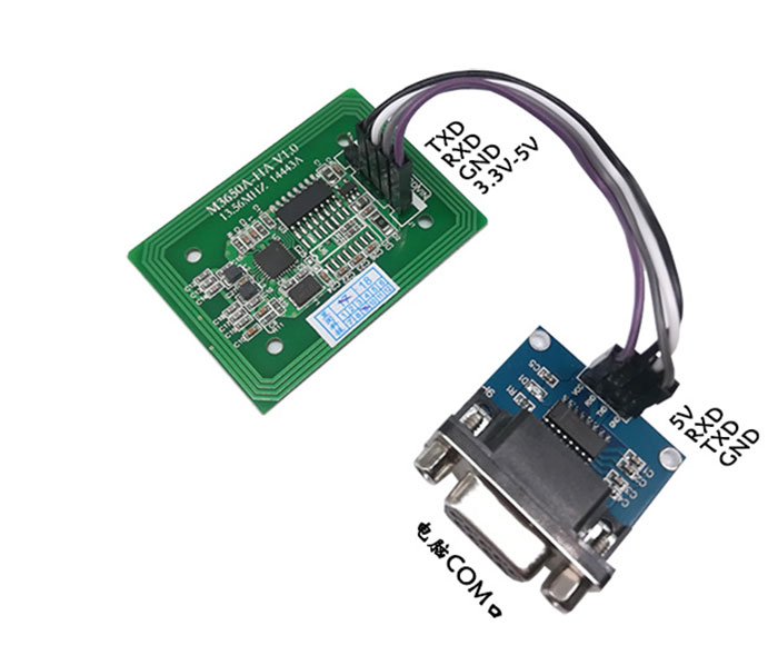 IC card reader module RFID high frequency contactless S50 read and write induction serial port RS232 TTL 4