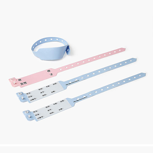 Disposable environmentally friendly soft pvc handwritten hospital RFID wristband hospital inpatient identification patient RFID bracelet