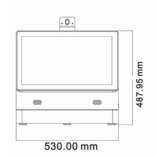 RFID librarian workstation self-service borrowing and returning machine library borrowing machine touch query intelligent terminal all-in-one machine 2