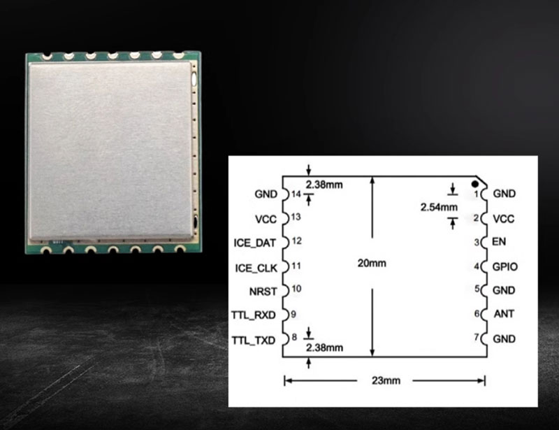 UHF RFID reader module Bluetooth WiFi radio frequency electronic tag reader TTL radio frequency identification module